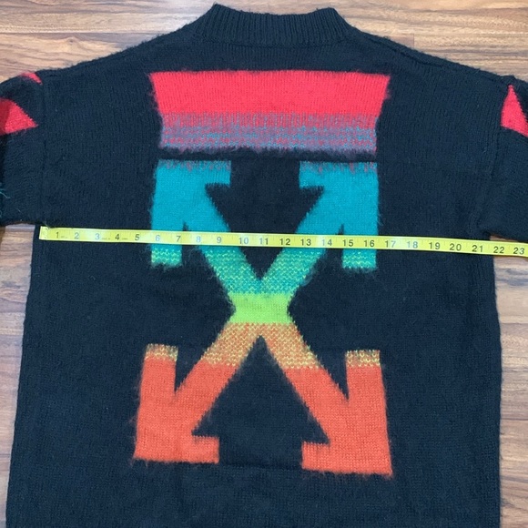 Men's OFF-WHITE Mohair Arrows, Virgil Abloh 2013 Sweater - Picture 11 of 16